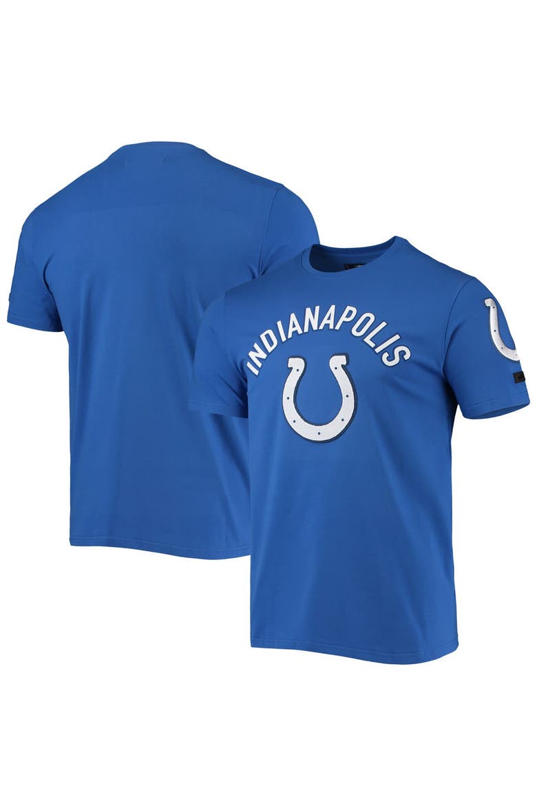 Men's Pro Standard Royal Indianapolis Colts Team Classic Bristle Slim-Fit T-Shirt, Alternate, color, Royal