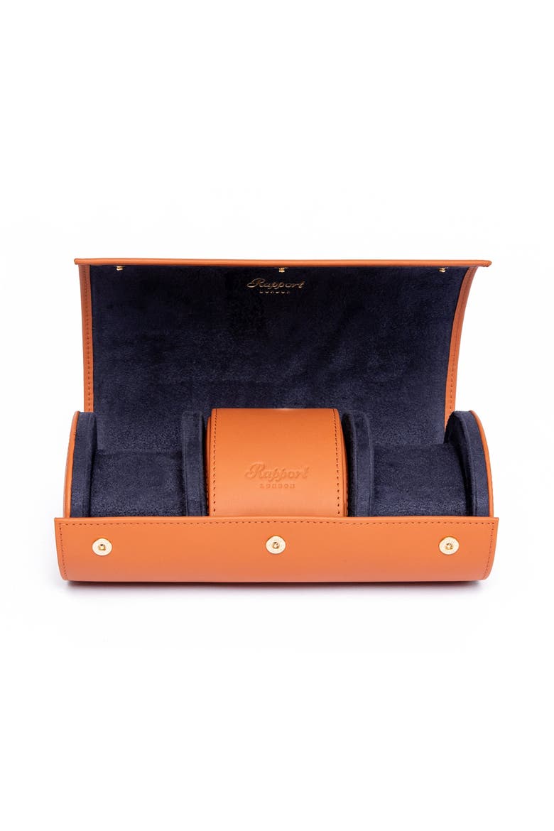 HYDE PARK THREE WATCH ROLL, Main, color, Tan