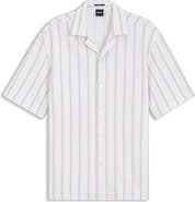 BOSS Lars Relaxed Fit Camp Shirt