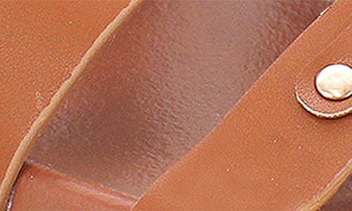 Yoki Nicole Stud Slide Sandal In Tan
