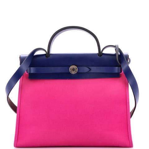 Herbag Zip Leather and Toile 31