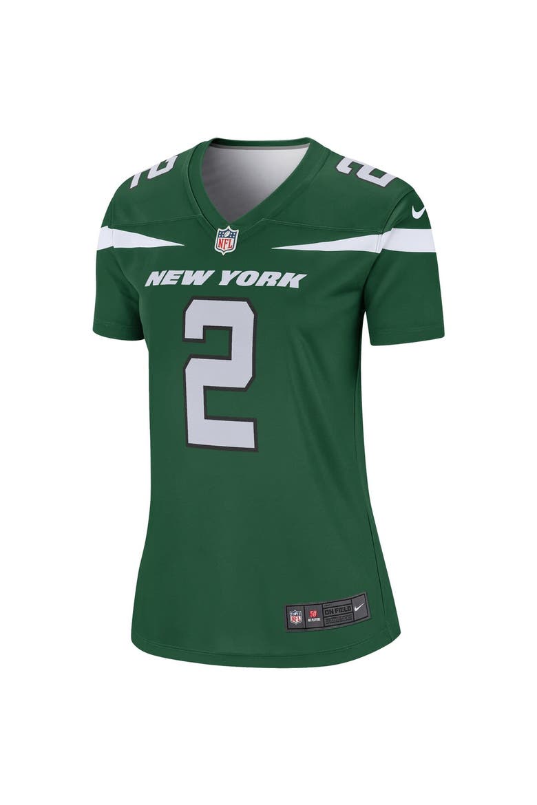 Women's Nike Zach Wilson Gotham Green New York Jets Legend Jersey, Alternate, color, Green