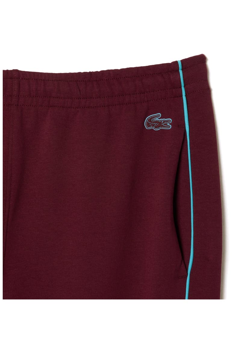 Knit Track Pants, Alternate, color, BURGUNDY/ ANSE