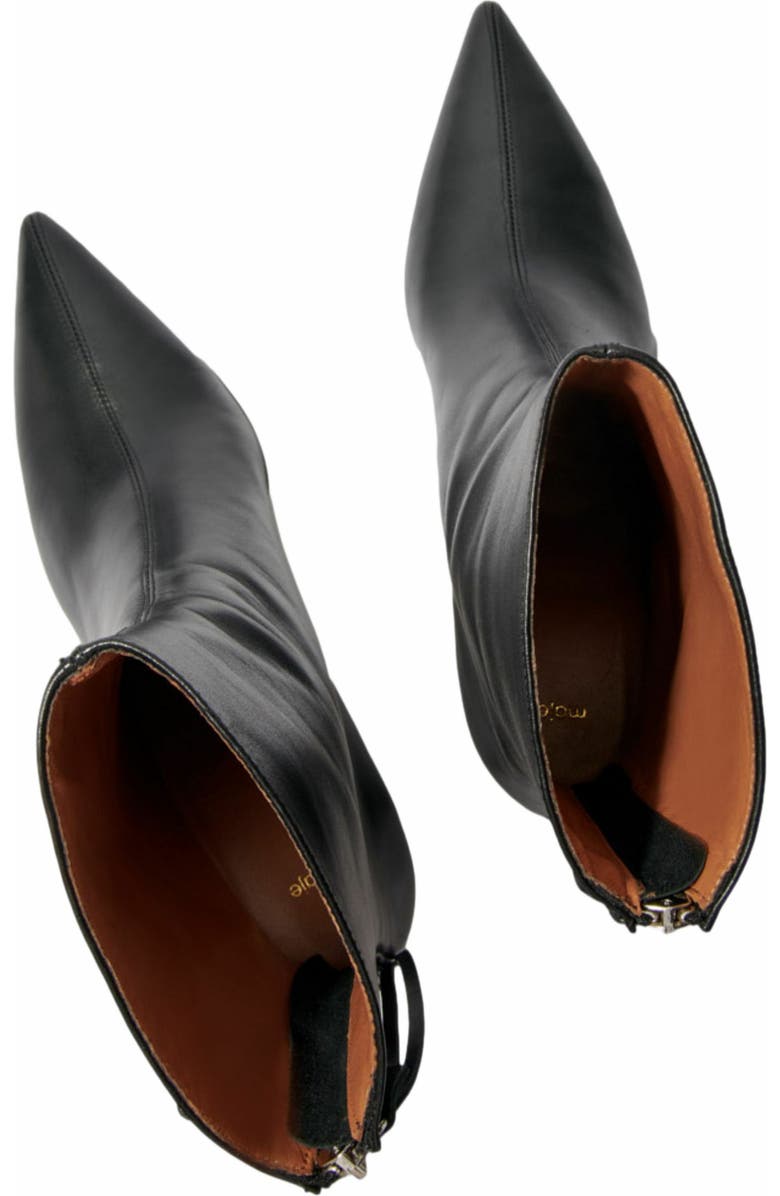 maje Leather ankle boots, Alternate, color, Black