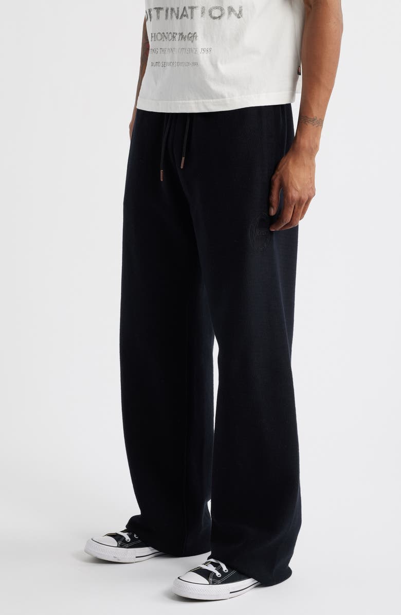 HONOR THE GIFT Race Herringbone Wide Leg Sweatpants, Alternate, color, 