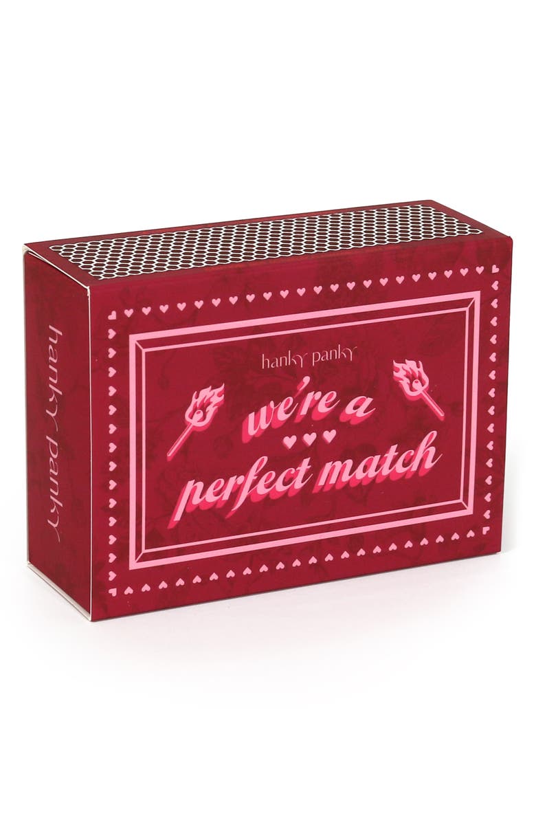 Hanky Panky Matchbox Assorted 3-Pack Low Rise Thongs, Alternate, color, Cool Lavender/ Taffy/ Coral