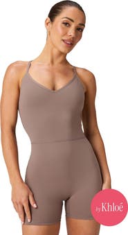 Fabletics Women's Booty Scrunch PureLuxe V-Back Jumpsuit 4"