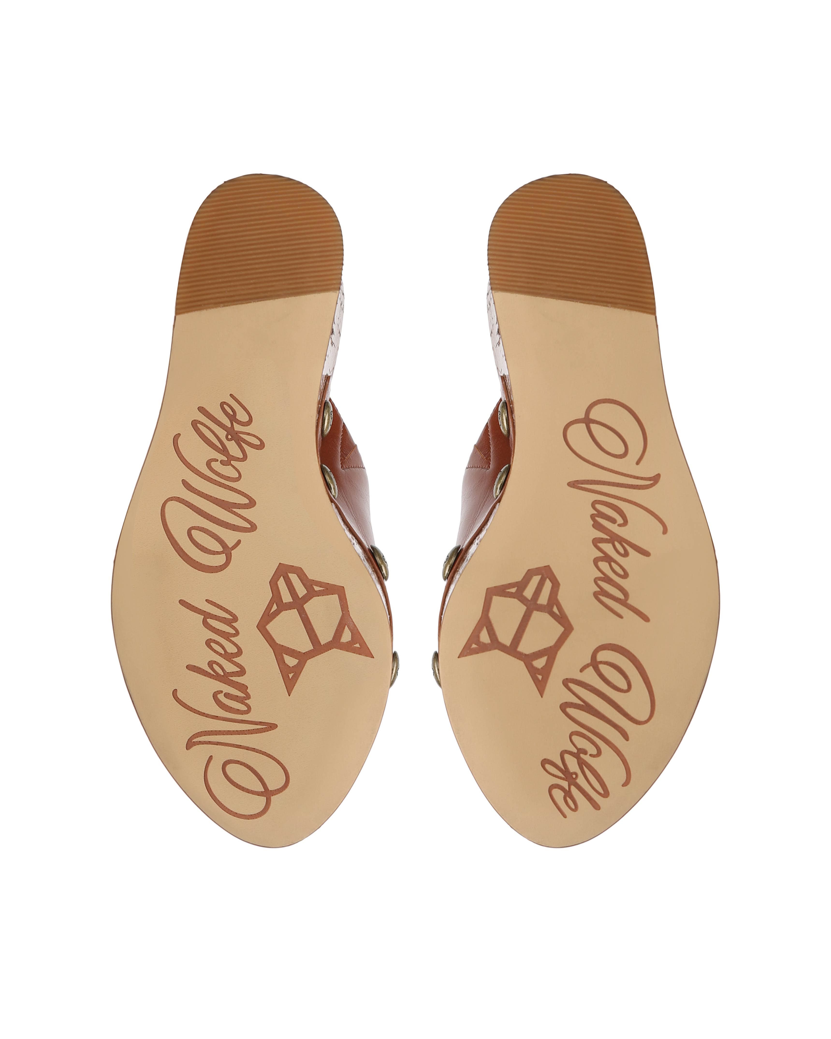 Naked Wolfe Tulip Heel, Alternate, color, Tan