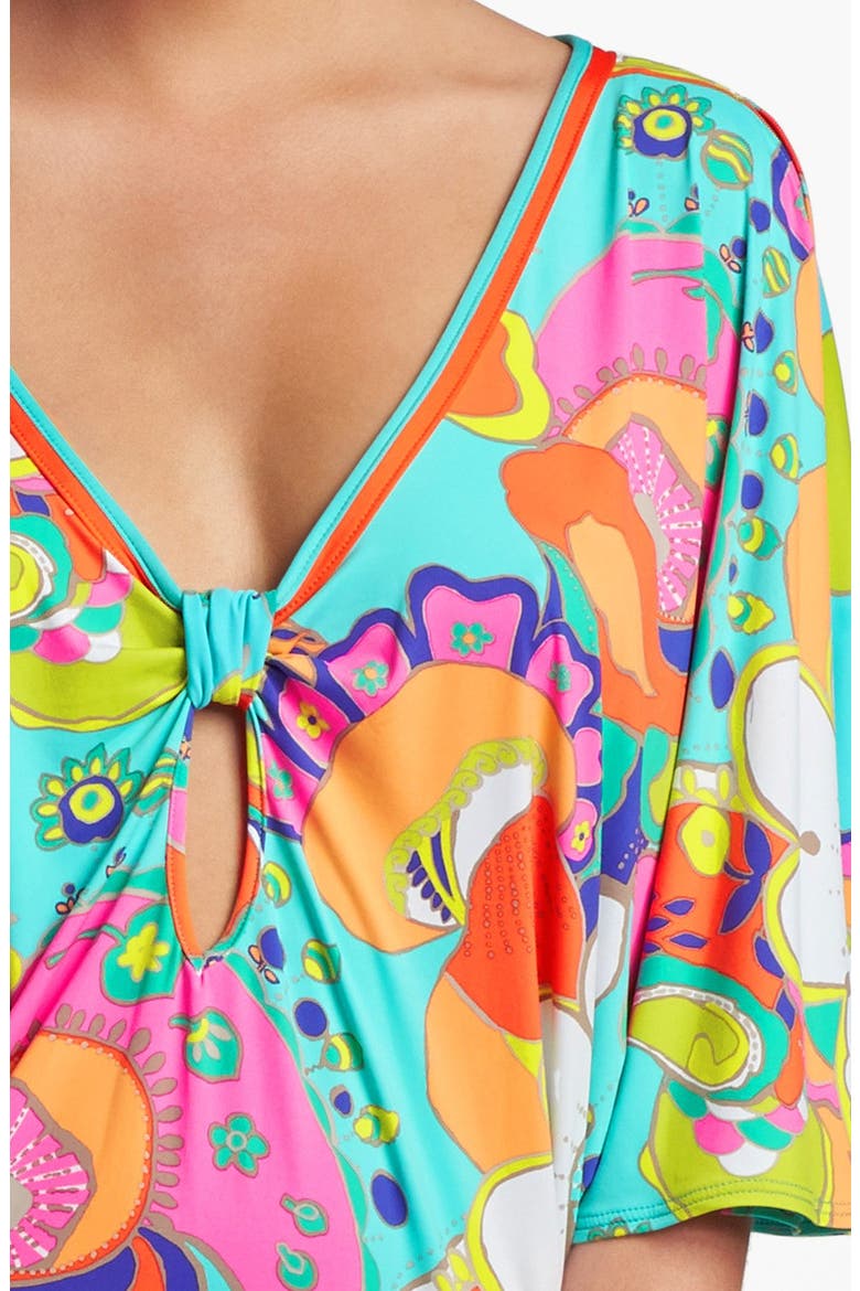 'Sea Cove' Tunic Cover-Up, Alternate, color, MULTI
