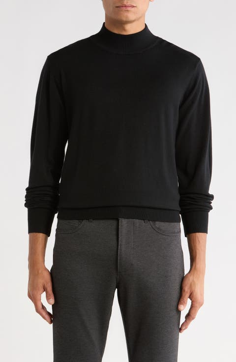Slim Fit Mock Neck Sweater