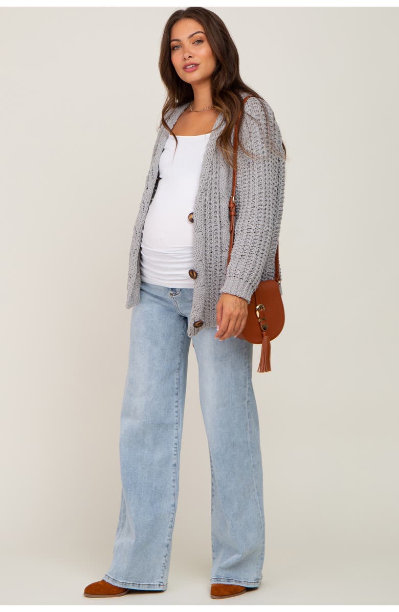 PinkBlush Wide Leg Maternity Jeans, Alternate, color,