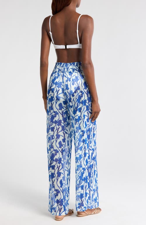 HUTCH HUTCH ELIZA FLORAL COVER-UP PANTS