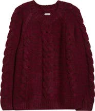 Bode Eiderdown Alpaca Blend Cable Sweater