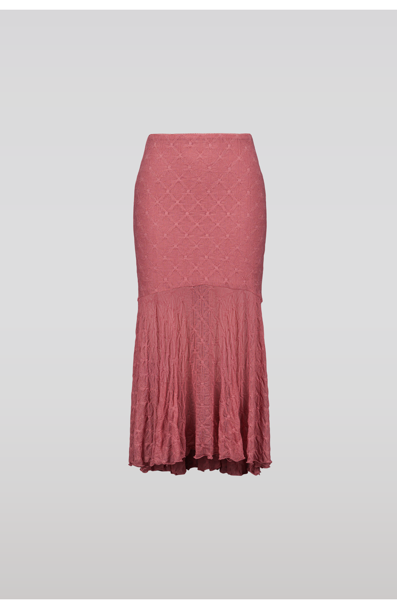 SAEMDI Crinkled Jersey Skirt, Main, color, Dusty Rose