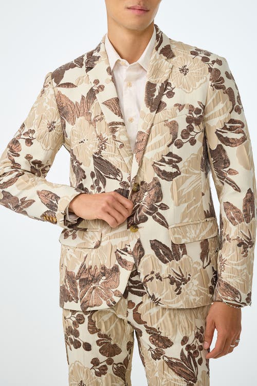 Mr Turk Thurston Tailored Jacquard Blazer In Multi