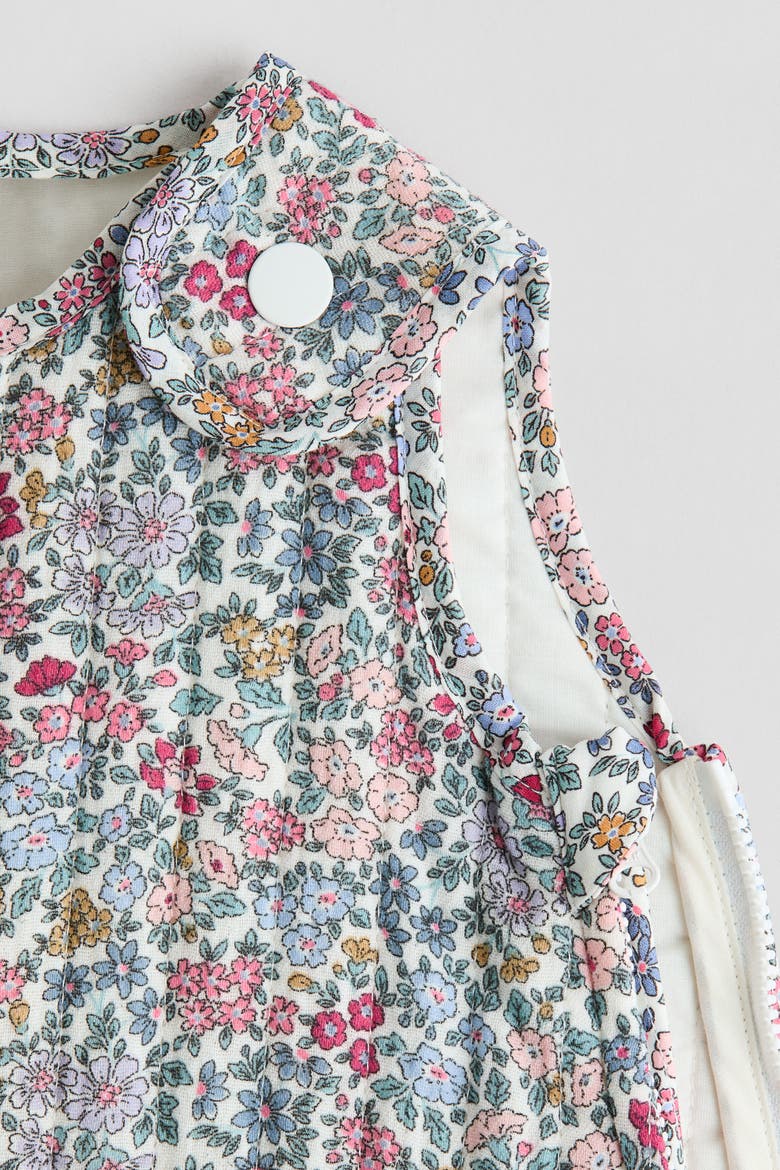 Patterned Baby Sleep Bag, Alternate, color, Green/floral