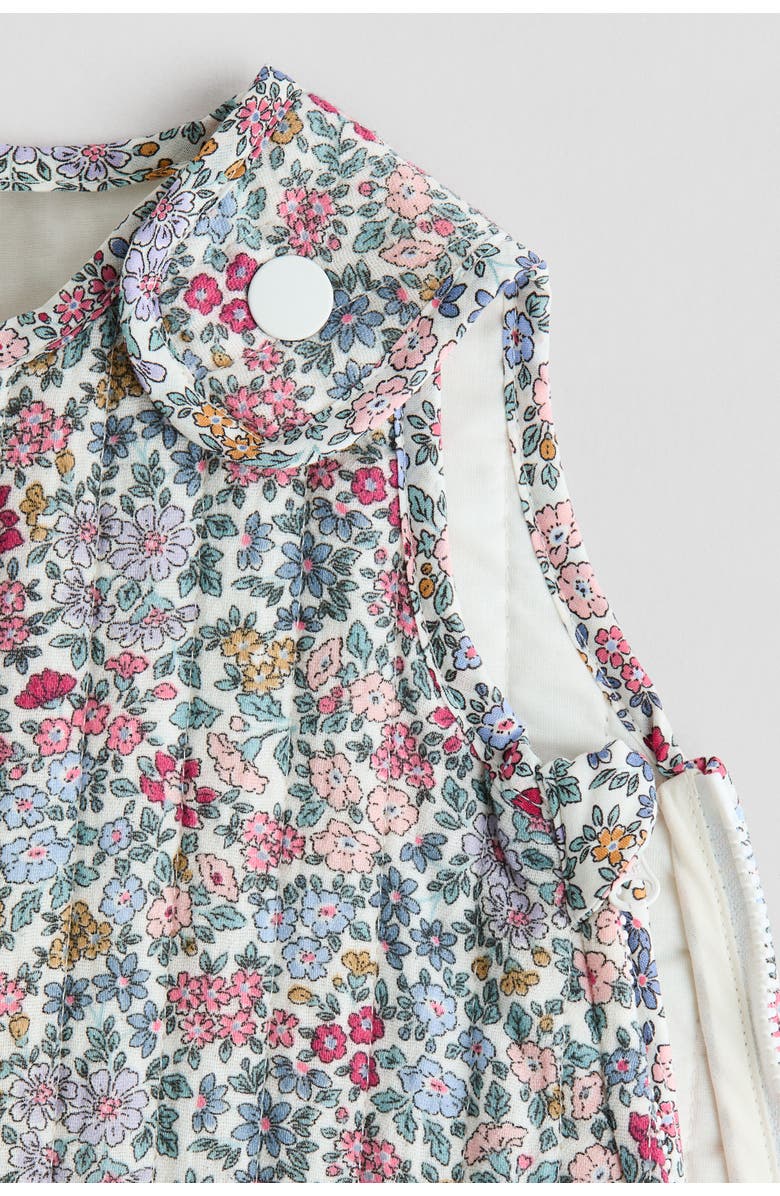 H&M Patterned Sleep Bag, Alternate, color, Green/Floral