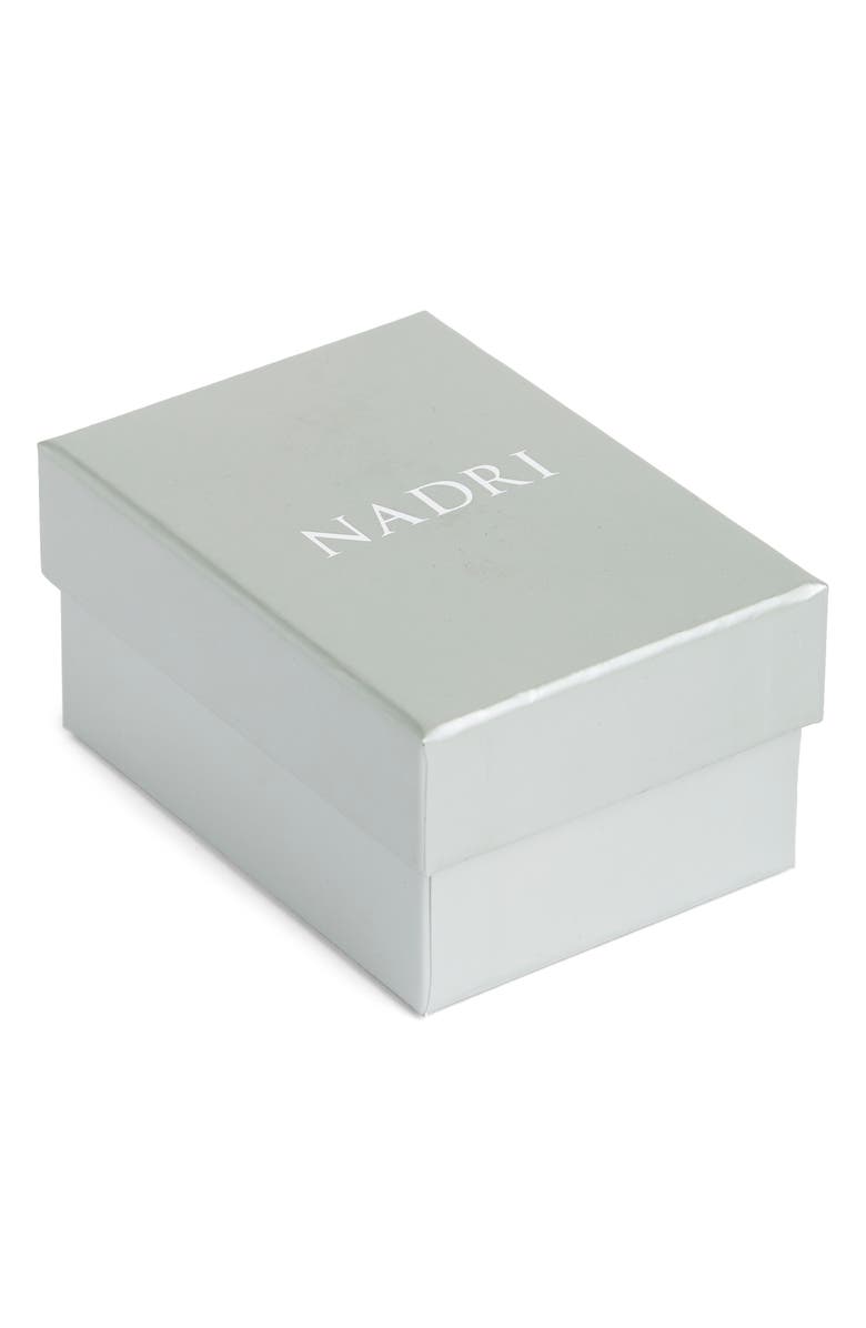 Nadri Reminisce Star of David CZ Stud Earrings, Main, color, Rhodium