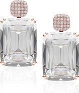 GOSHWARA Gossip Cushion Cut Drop Earrings