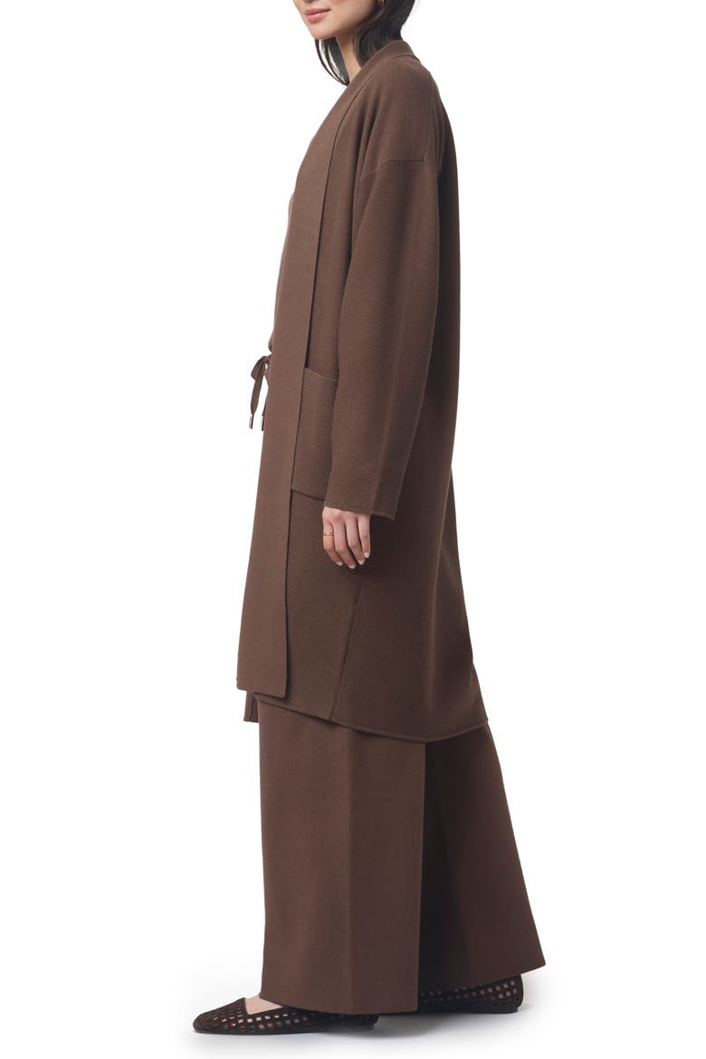 x @cellajaneblog Sleek Coatigan, Alternate, color, TRUFFLE