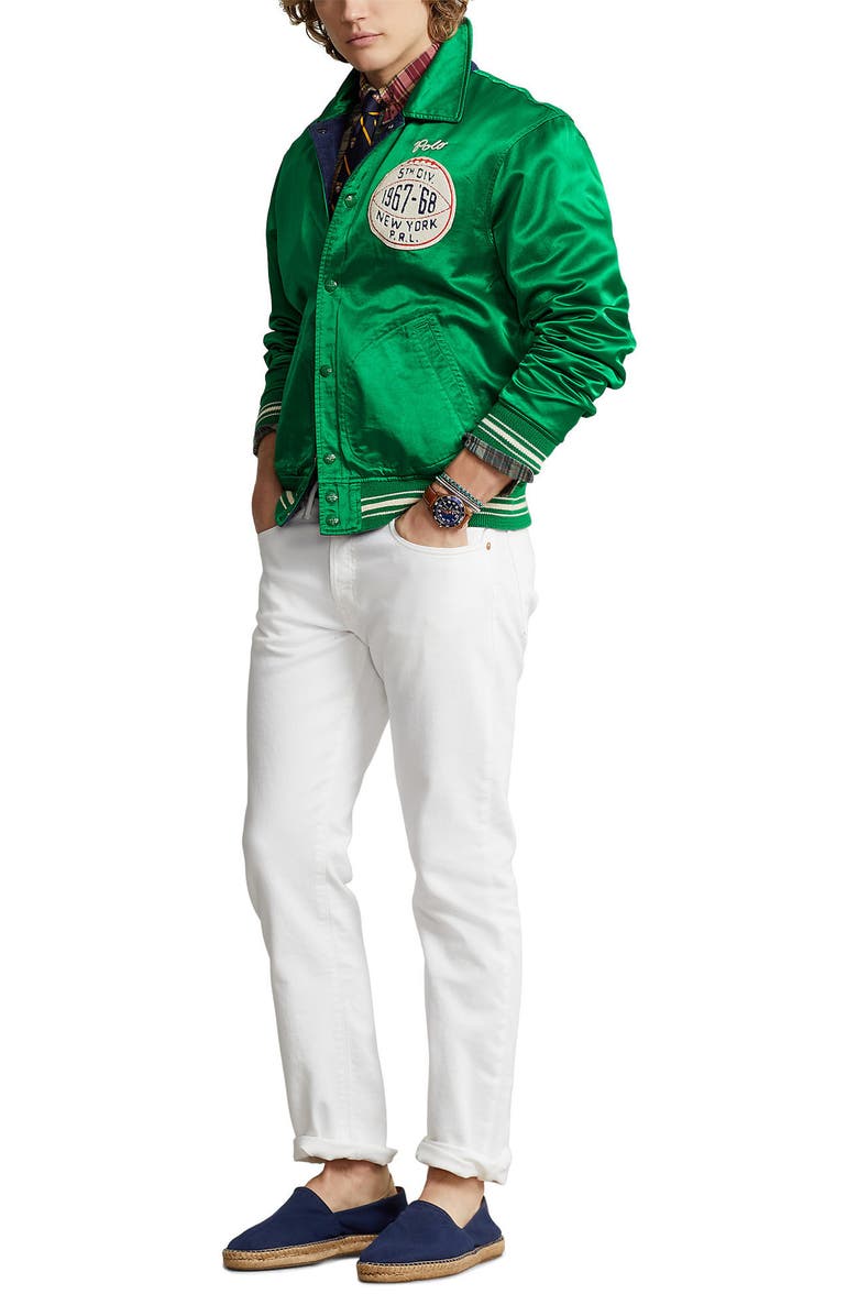 Polo Ralph Lauren Reversible Corduroy Varsity Jacket, Alternate, color, 