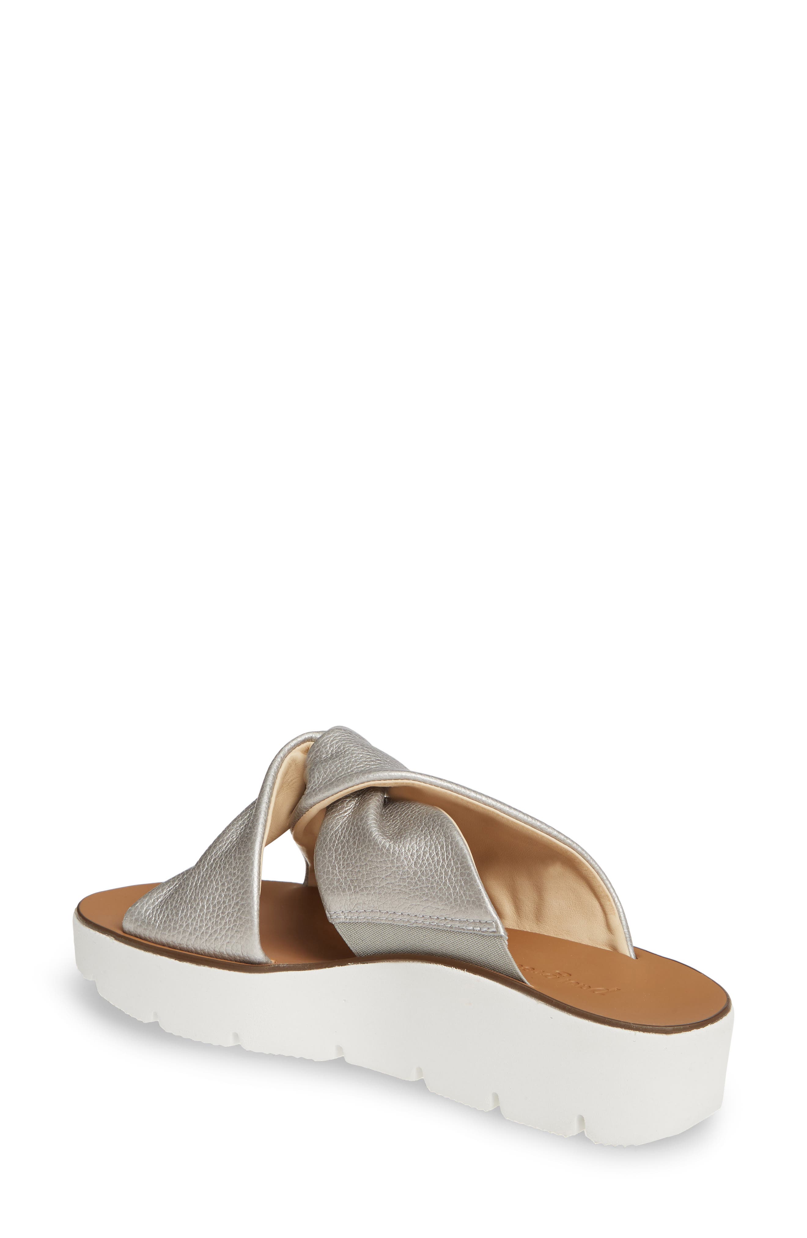 Paul Green Alicia Knotted Wedge Slide Sandal, Alternate, color, 