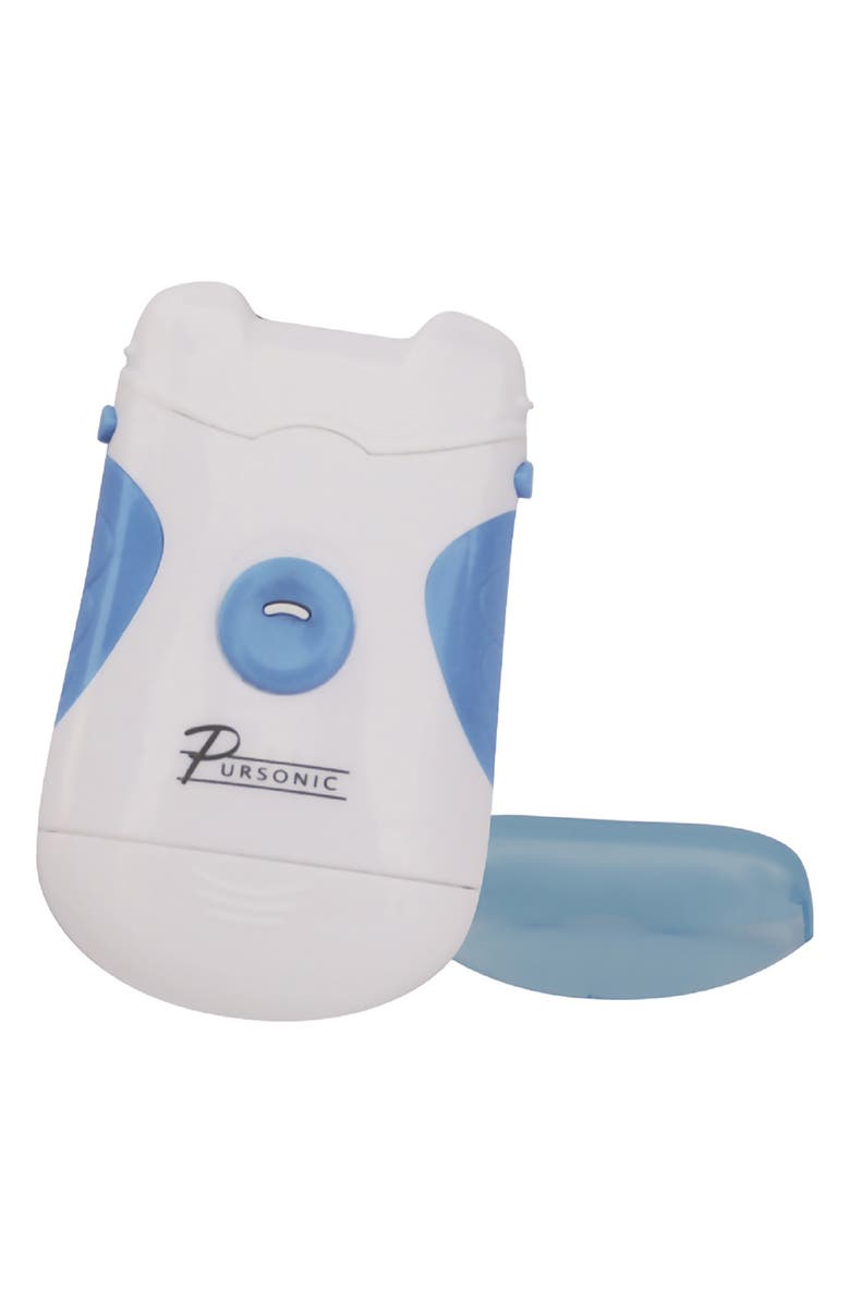 PURSONIC Portable Electric Nail Trimmer & Filer, Main, color, Blue