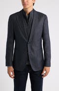 BOSS Hutson Slim Fit Sport Coat with Bib