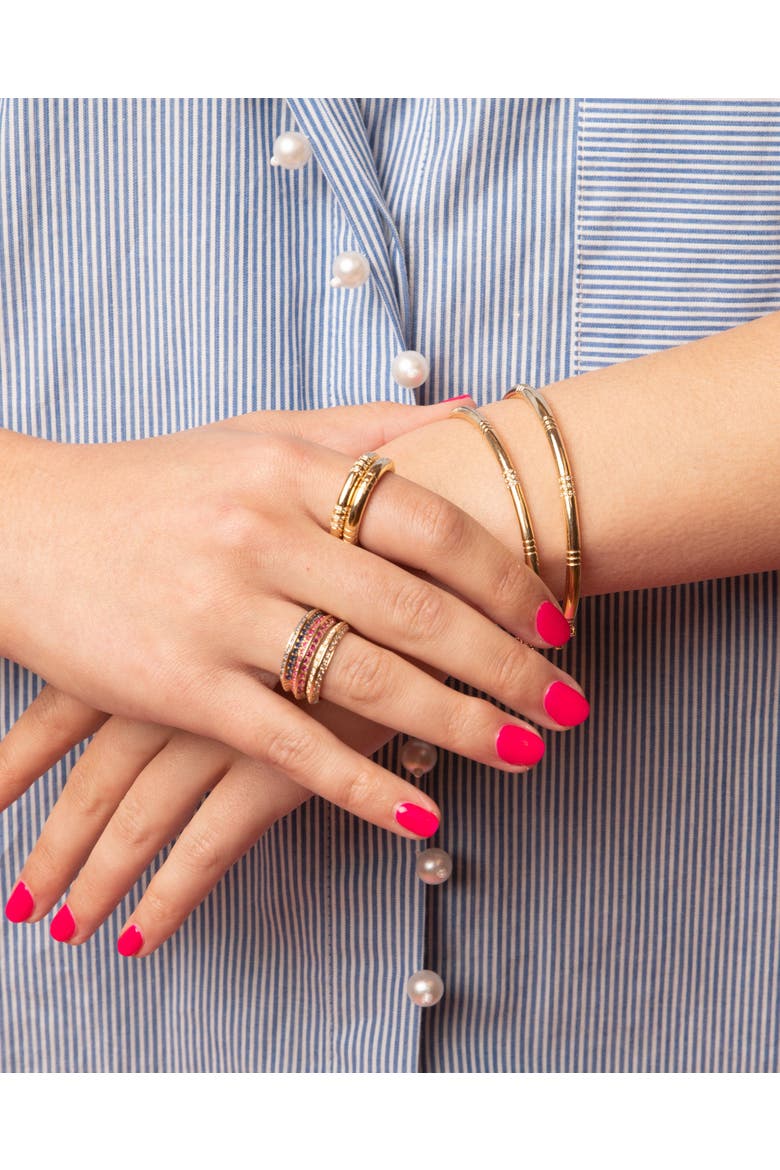 Crew Bangle Bracelet - Diamond, Alternate, color, Diamond- Gold