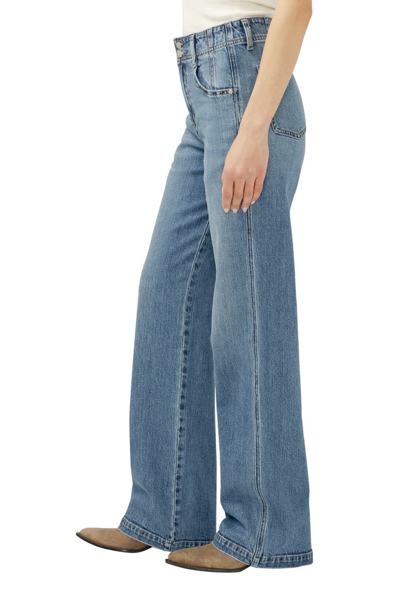 Highly Desirable Relaxed Straight Leg Jeans, Alternate, color, SALTWATER