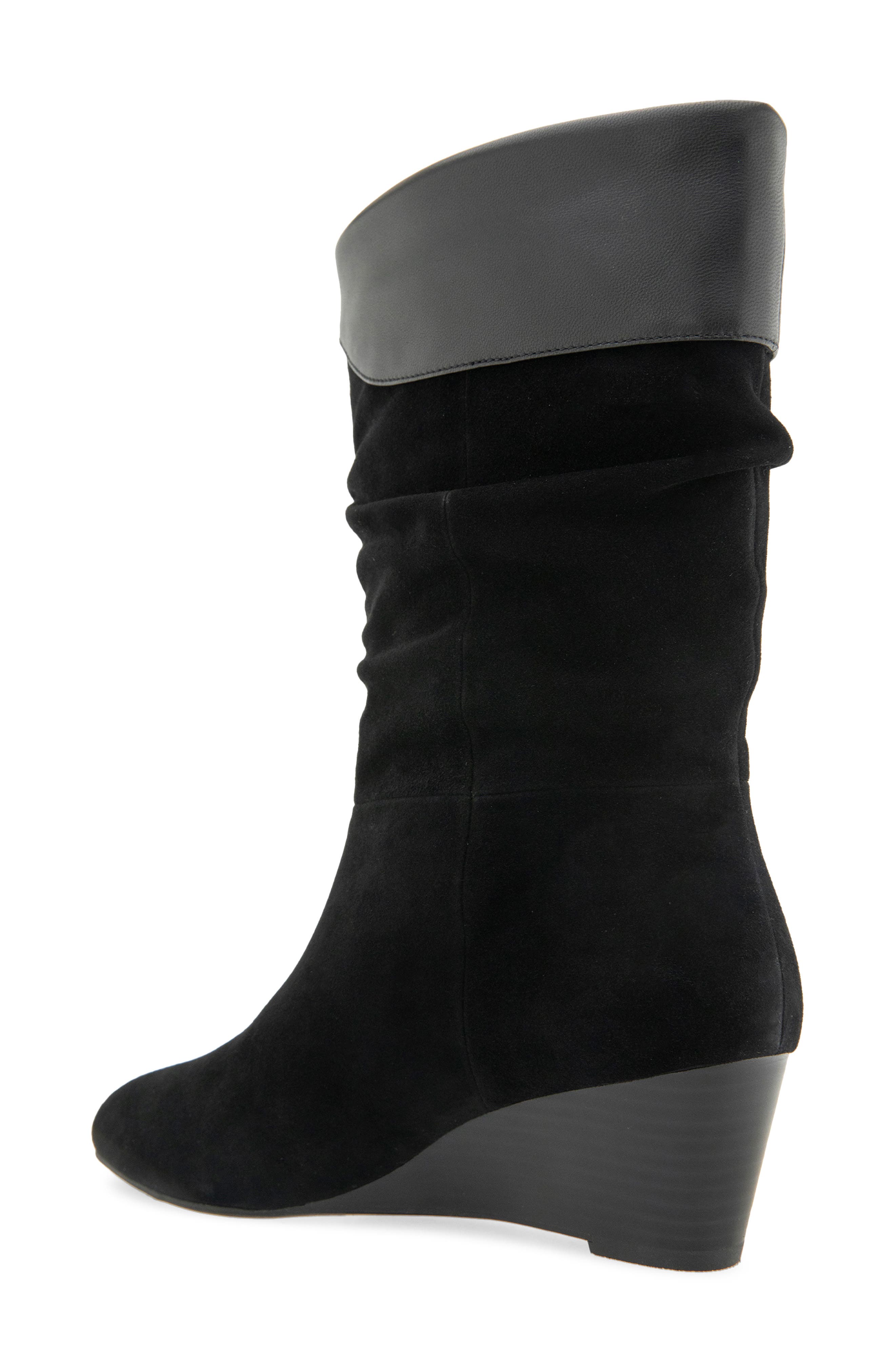Aerosoles Carmela Wedge Bootie, Alternate, color, Black