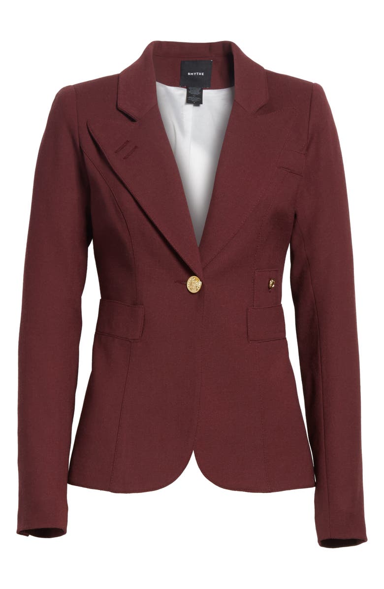 Smythe 'Duchess' Single Button Blazer, Alternate, color, 