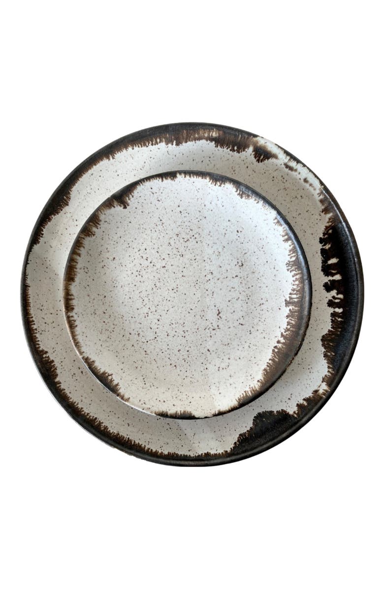 Gina DeSantis Ceramics Leda Crater Vase, Alternate, color, Black