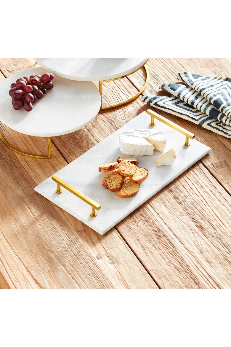 Vienna Serving Tray, Alternate, color, Gold