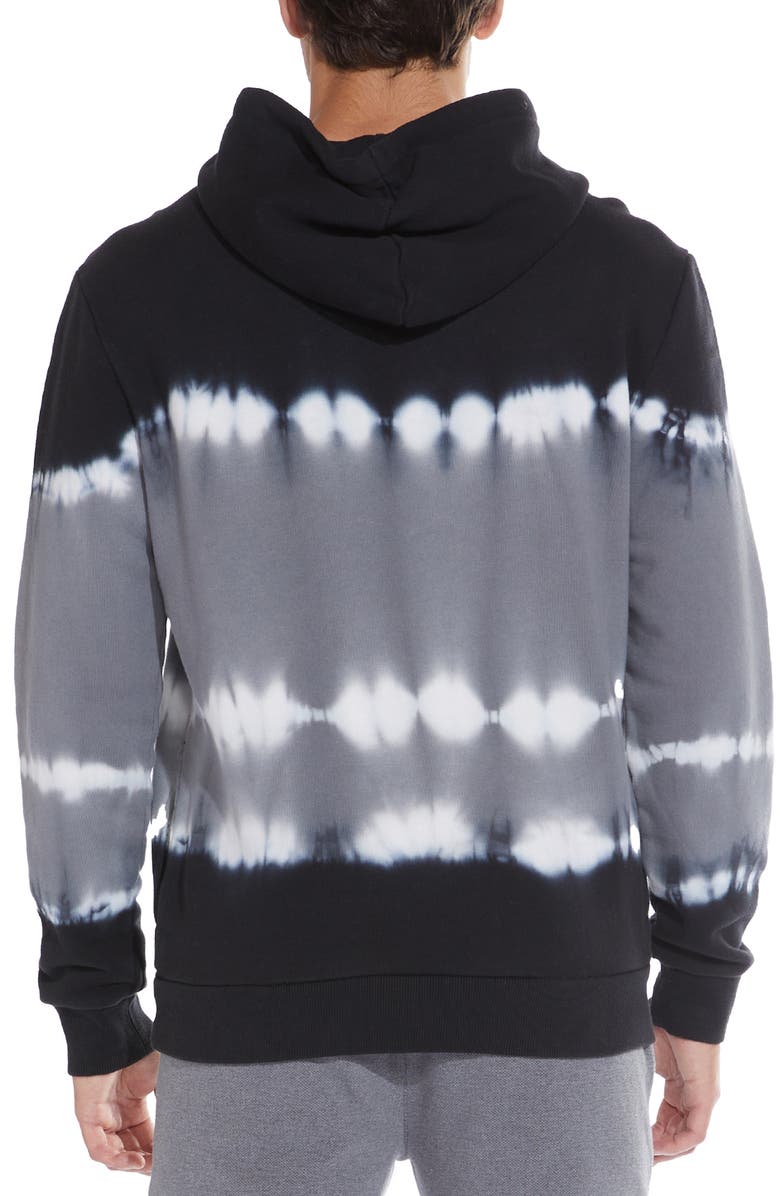 Civil Society Tie Dye Heavyweight Hoodie, Alternate, color, Black