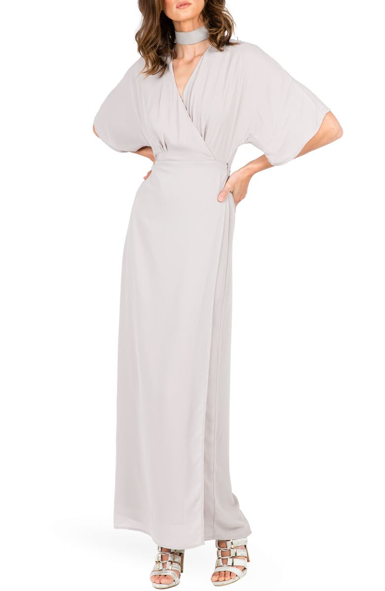 Standards & Practices Olivia Wrap Maxi Dress, Alternate, color, 