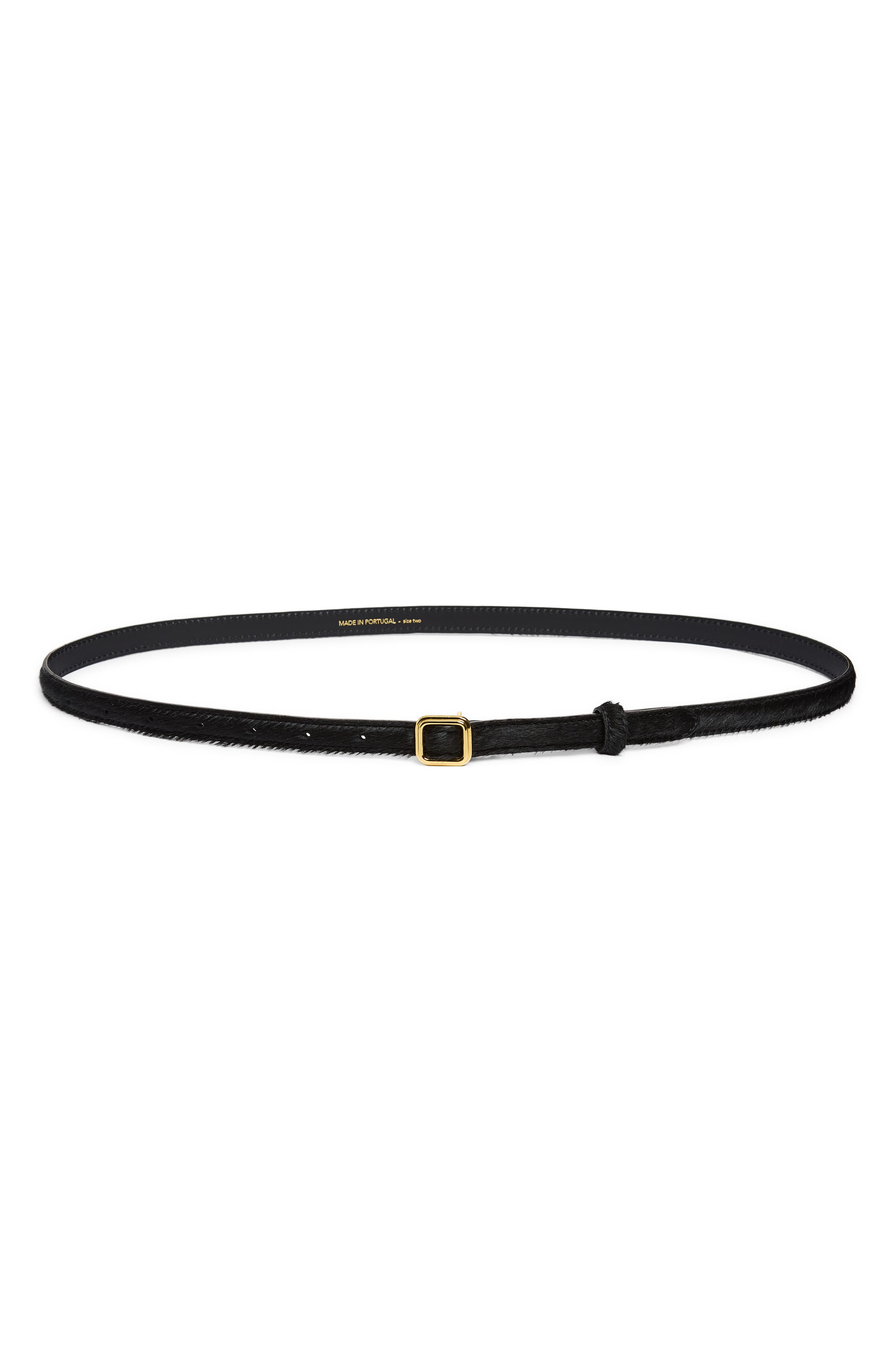 selected GOLD/ BLACK CALF HAIR