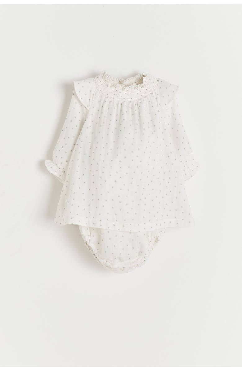 Babycottons Celebration Dress for Infant, Main, color, Off-White