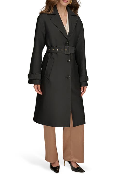 Elegant winter plaid wool coat with belt waist 4708