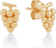 Frankie & Zoe Grape Stud Earrings