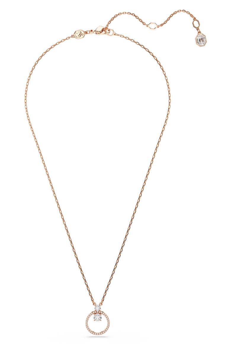 Constella Pendant Necklace, Alternate, color, ROSE GOLD