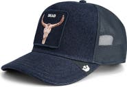 Goorin Bros. Dead Skull Denim Trucker Hat