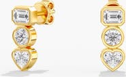 Everlee Multi-Shape Bezel Lab Diamond Studs in 14K Gold