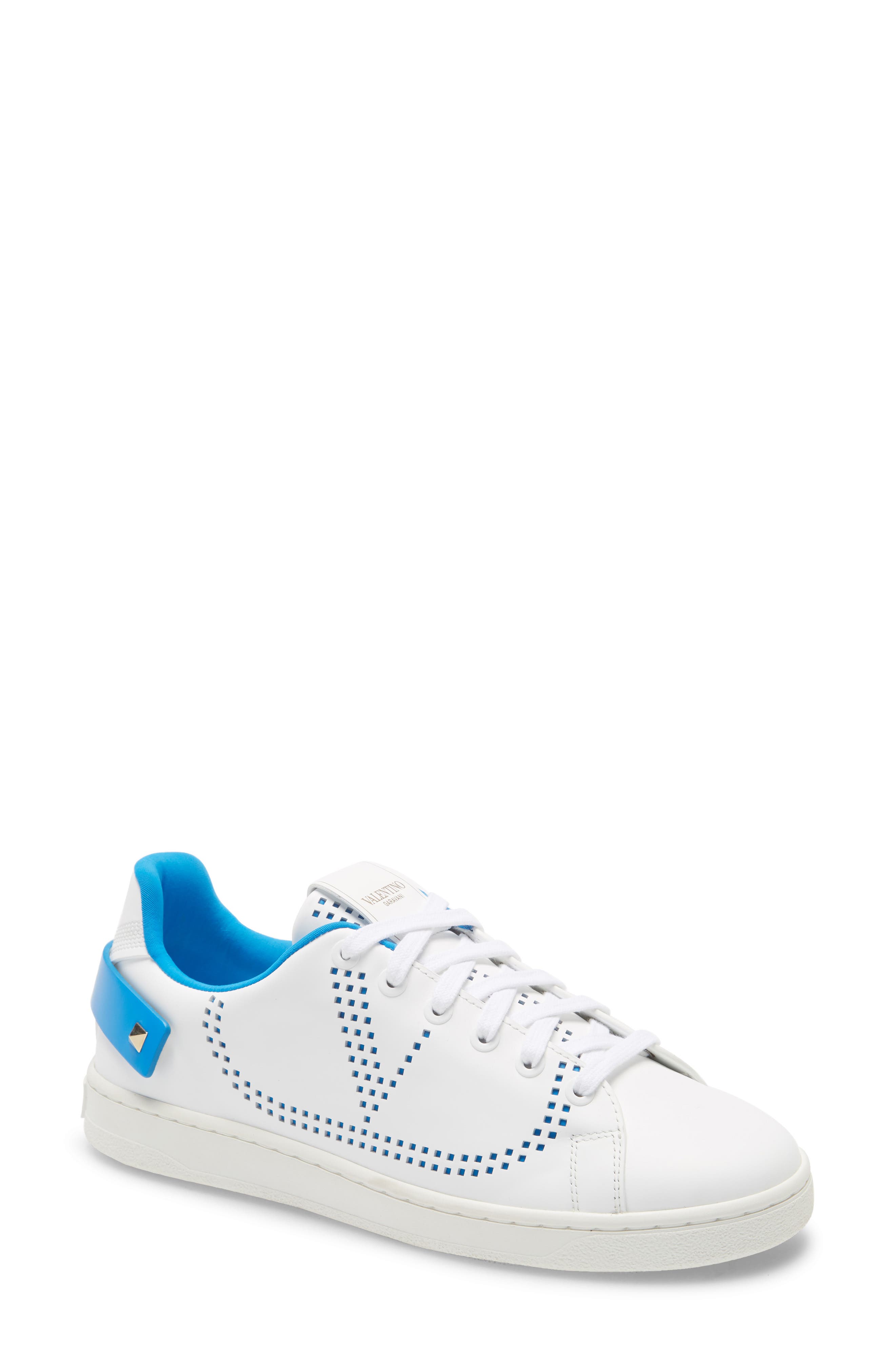 Valentino VLOGO Sneaker, Main, color, BLUE