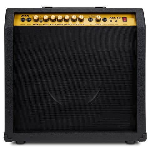 60 Watt Electric Guitar Amplifier with 10, 4-Ohm Speaker, Microphone Inputs & More