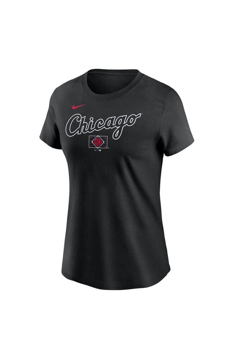 Nike Women's Nike  Black Chicago White Sox 2025 City Connect Wordmark T-Shirt, Alternate, color, Black