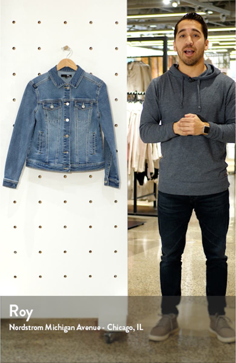 Re:Denim Recycled Denim Trucker Jacket, sales video thumbnail