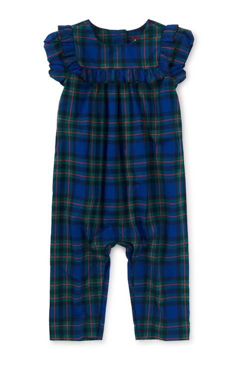 Plaid Ruffle Baby Romper (Baby)