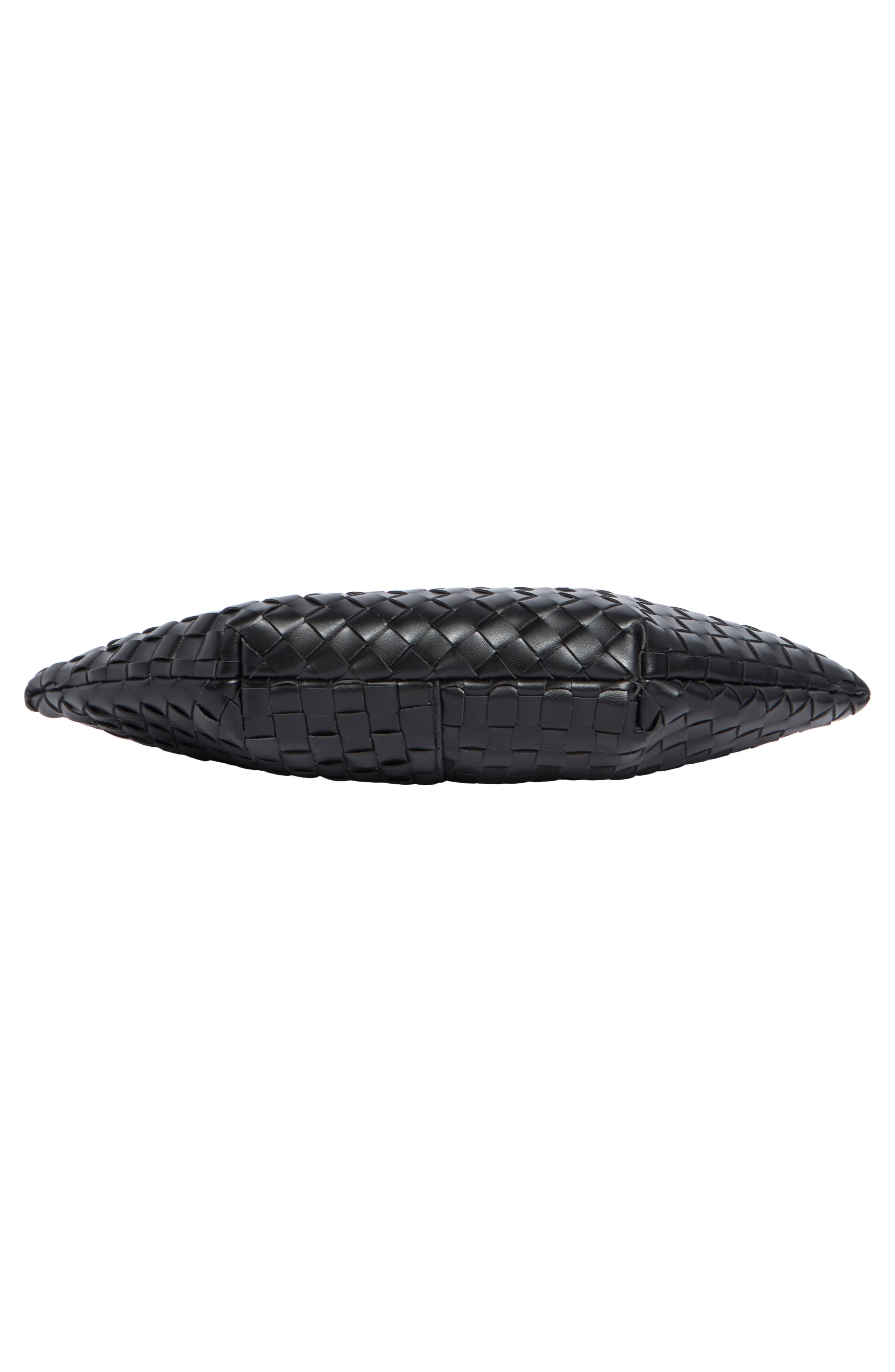 Olivia Woven Hobo Bag, Alternate, color, BLACK