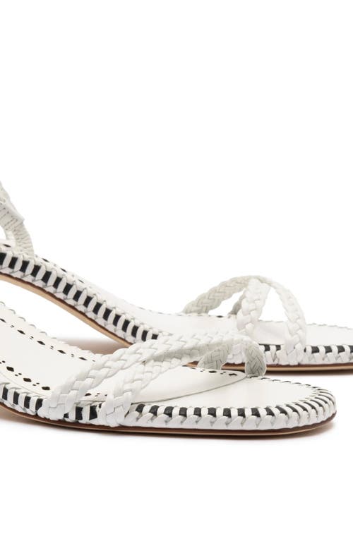 Shop Larroude Larroudé Mini Annie Sandal In White